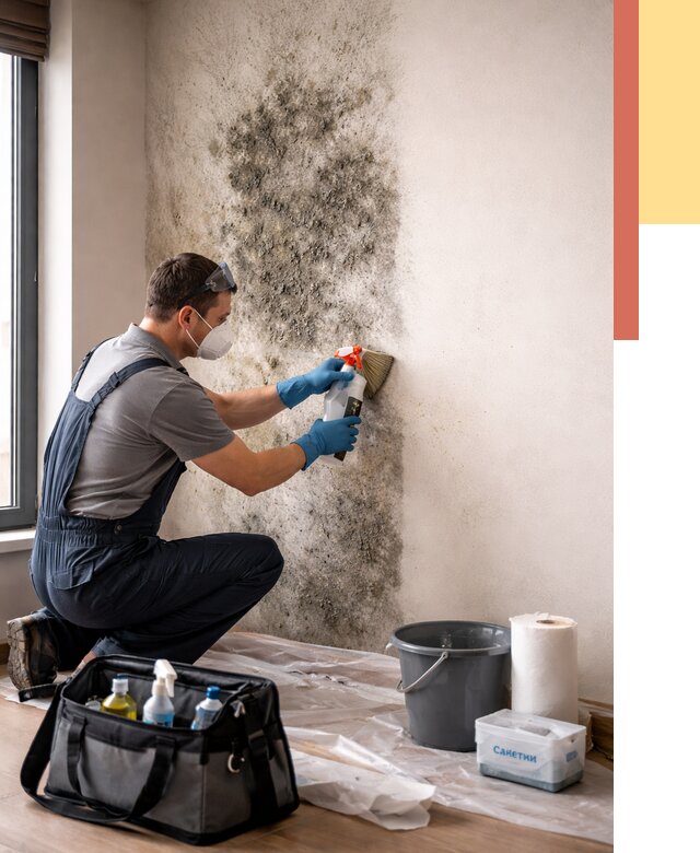 Удаление плесени со стен в Железногорске от 2198 руб. — быстро и недорого | ОТДЕЛОЧНИК-Жлк