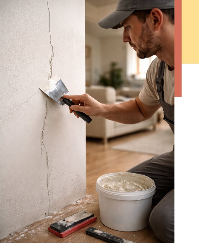 Заделка трещин и сколов в Железногорске от 2504 руб. — быстро и недорого | ОТДЕЛОЧНИК-Жлк