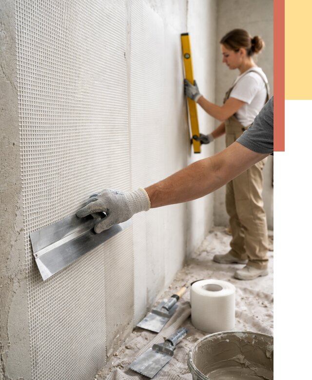 Армирование стен стеклосеткой в Железногорске от 3271 руб. под ключ | ОТДЕЛОЧНИК-Жлк