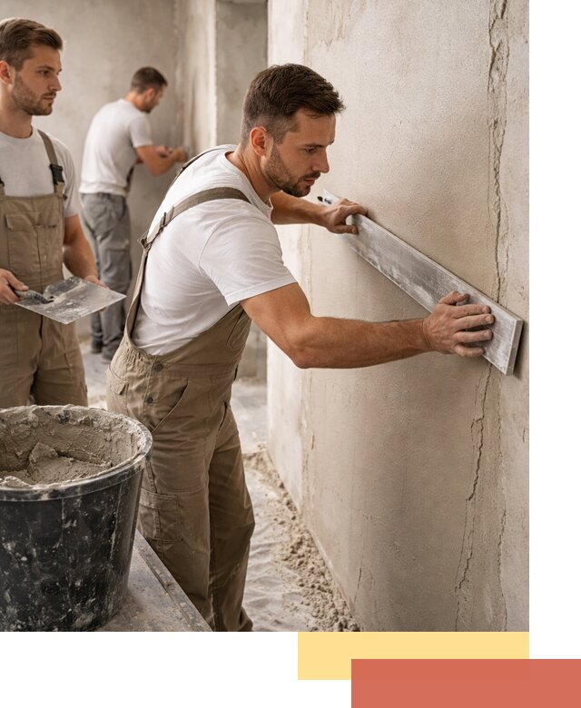 Штукатурка стен без маяков в Железногорске быстро и качественно