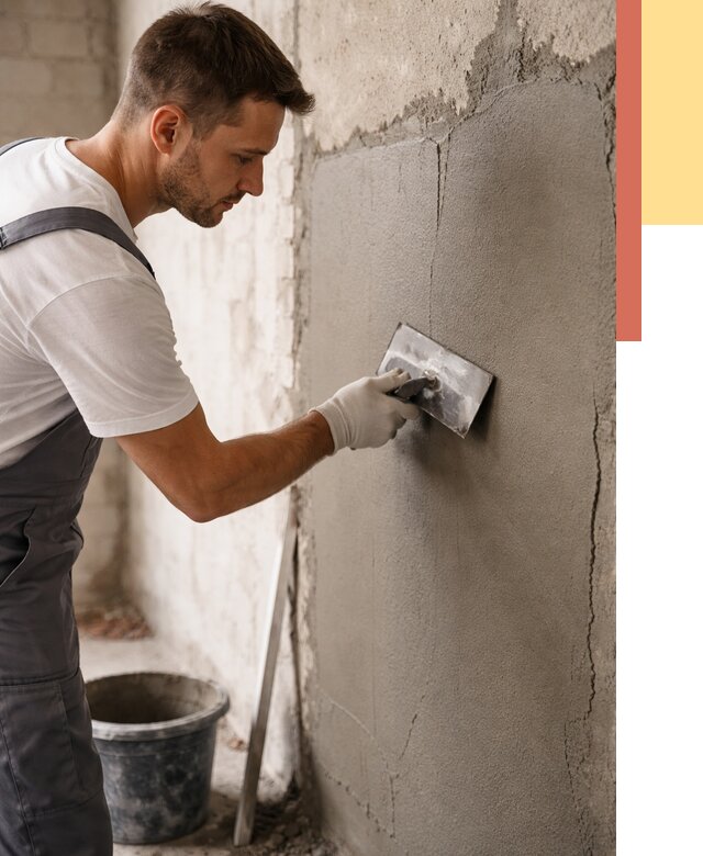 Штукатурка стен под плитку в Железногорске от 4293 руб./м2 — выравнивание под плитку | ОТДЕЛОЧНИК-Жлк