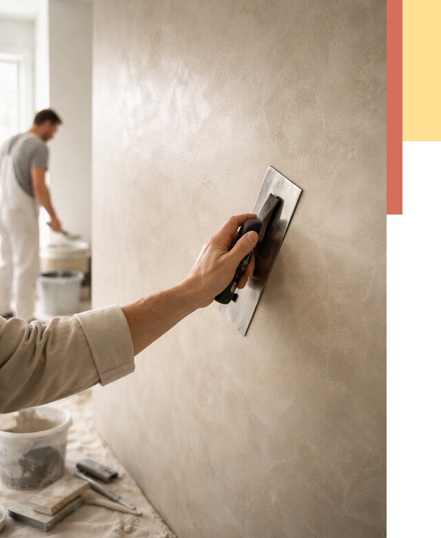 Венецианская штукатурка в Железногорске от 3577 руб/м² — нанесение стен под ключ | ОТДЕЛОЧНИК-Жлк