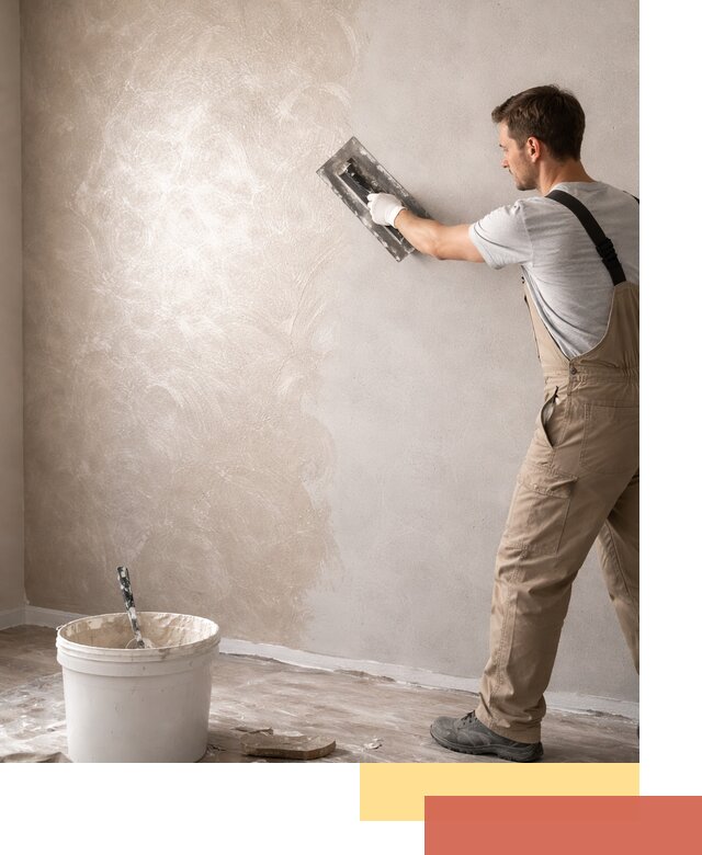 Декоративная штукатурка «Мокрый шелк» под ключ в Железногорске