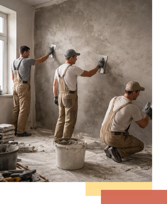 Декоративная штукатурка под бетон в Железногорске для стен и потолков