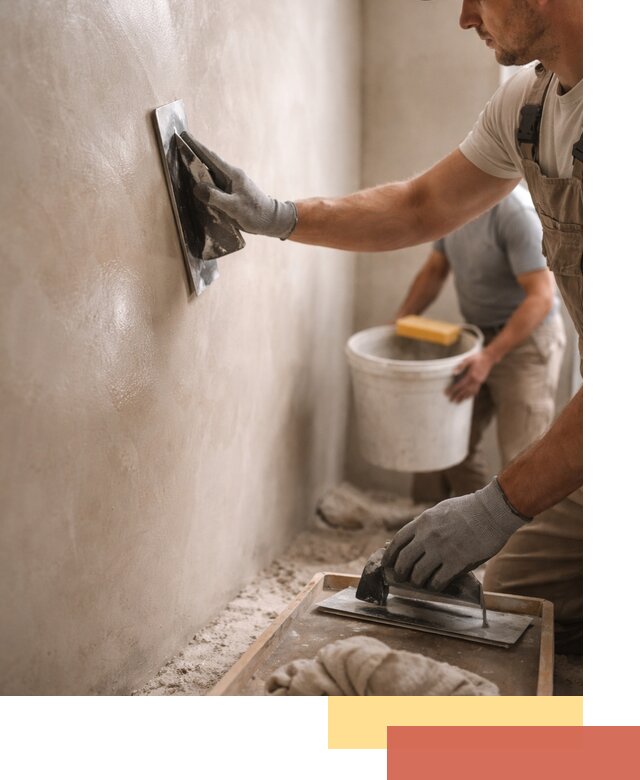 Нанесение марокканской штукатурки таделакт в Железногорске