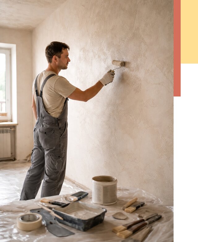 Нанесение лессирующей краски по декоративке в Железногорске от 1789 руб. | ОТДЕЛОЧНИК-Жлк