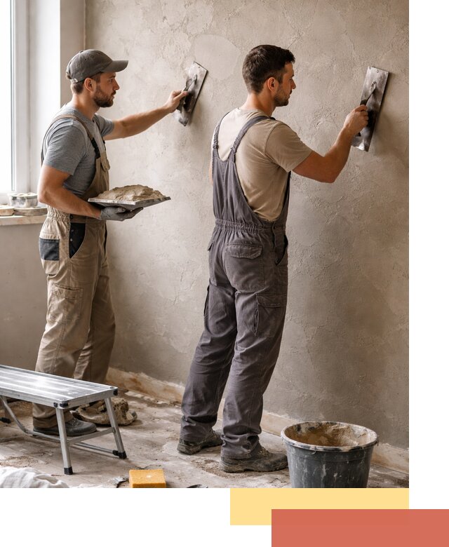 Ремонт декоративной штукатурки и восстановление фактуры в Железногорске