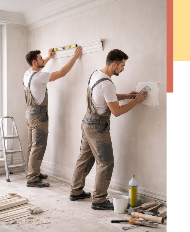 Монтаж лепнины на стены в Железногорске от 4599 руб. — недорого, быстро | ОТДЕЛОЧНИК-Жлк