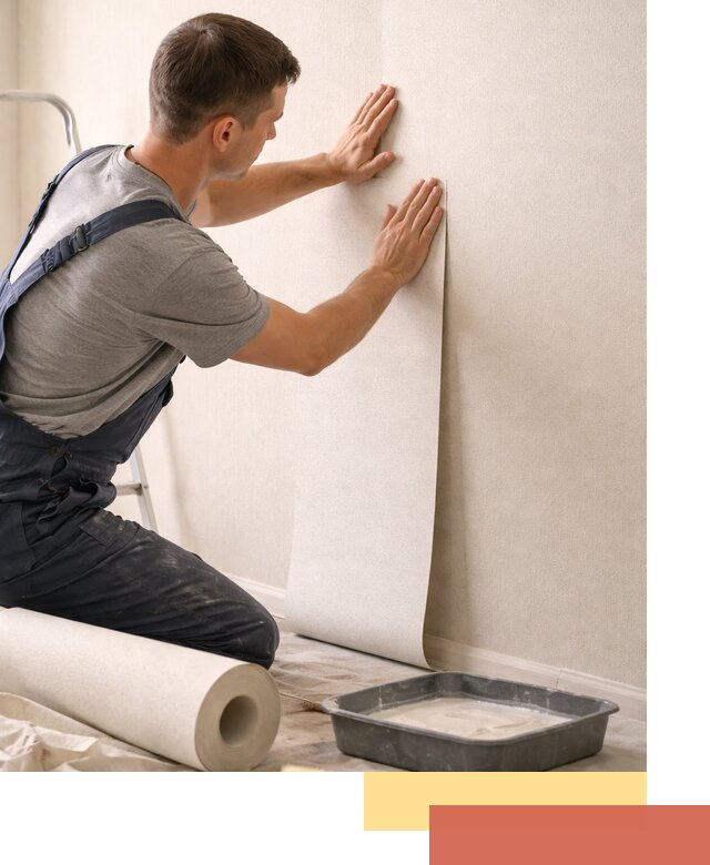 Поклейка флизелиновых обоев в Железногорске качественно и быстро