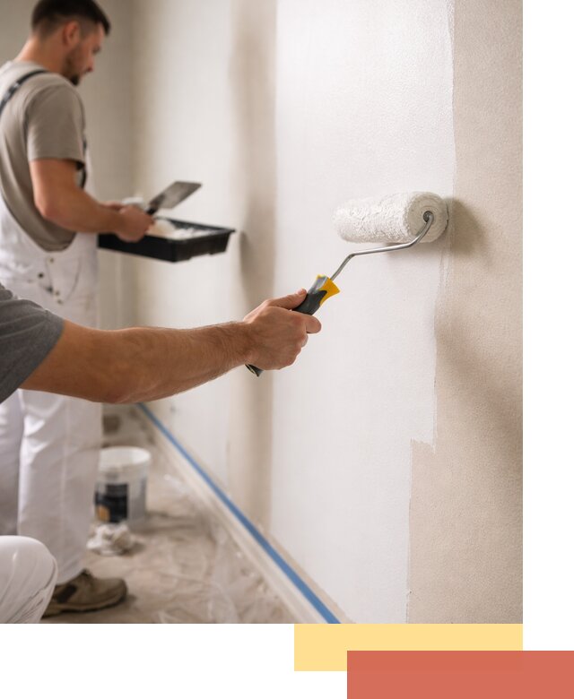 Покраска стен акриловой краской профессионально в Железногорске