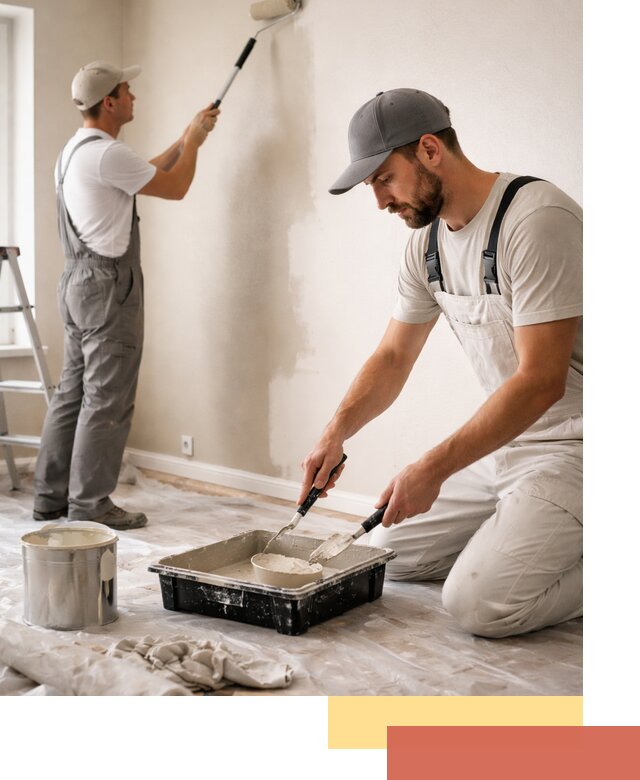 Покраска стен в квартире в Железногорске — профессионально и аккуратно