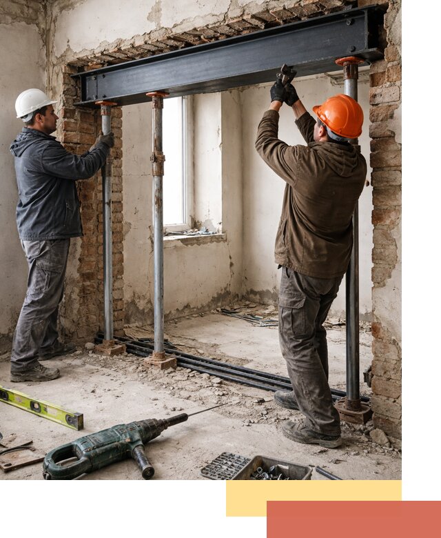 Усиление проема в стене в Железногорске для расширения и безопасности