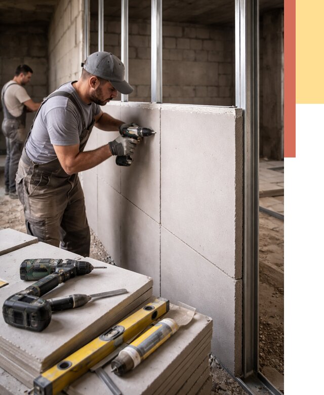 Кладка влагостойких перегородок ПГП в Железногорске от 1227 руб. под ключ | ОТДЕЛОЧНИК-Жлк