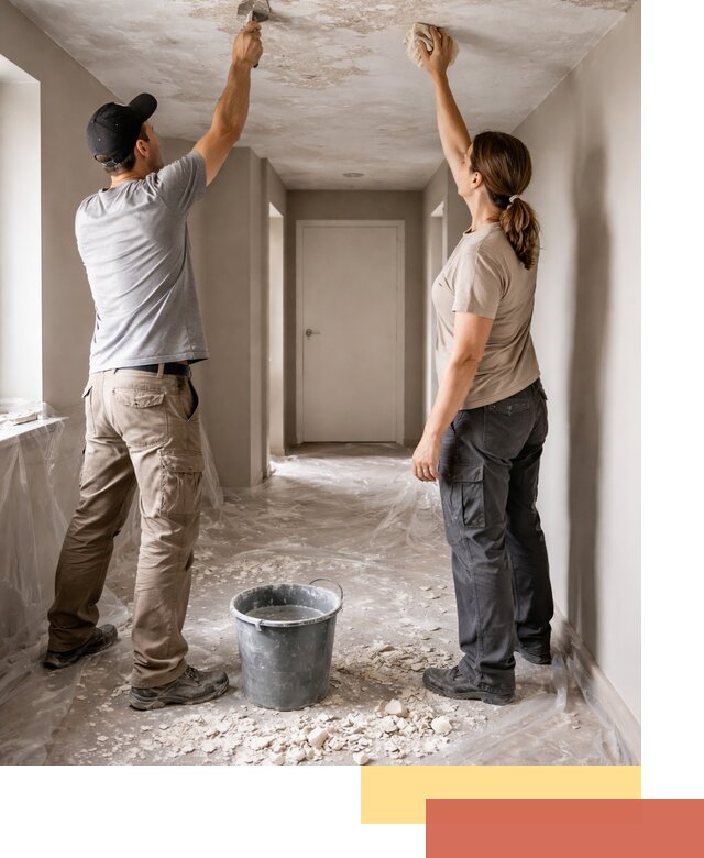 Удаление побелки с потолка в Железногорске — быстро и аккуратно