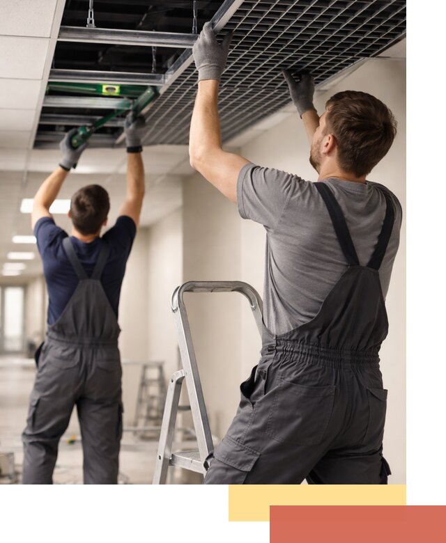 Монтаж потолка Грильято в Железногорске: установка под ключ качественно