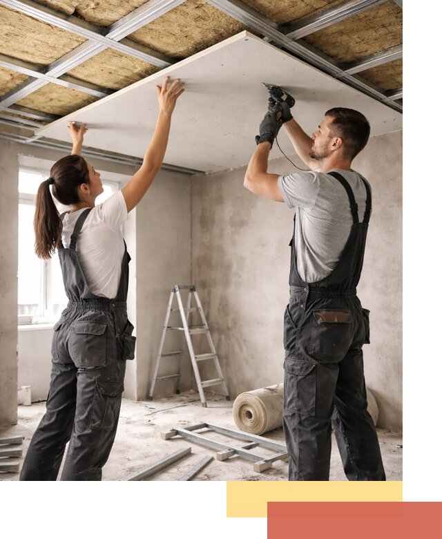 Звукоизоляция потолка из ГКЛ в Железногорске профессионально и надежно