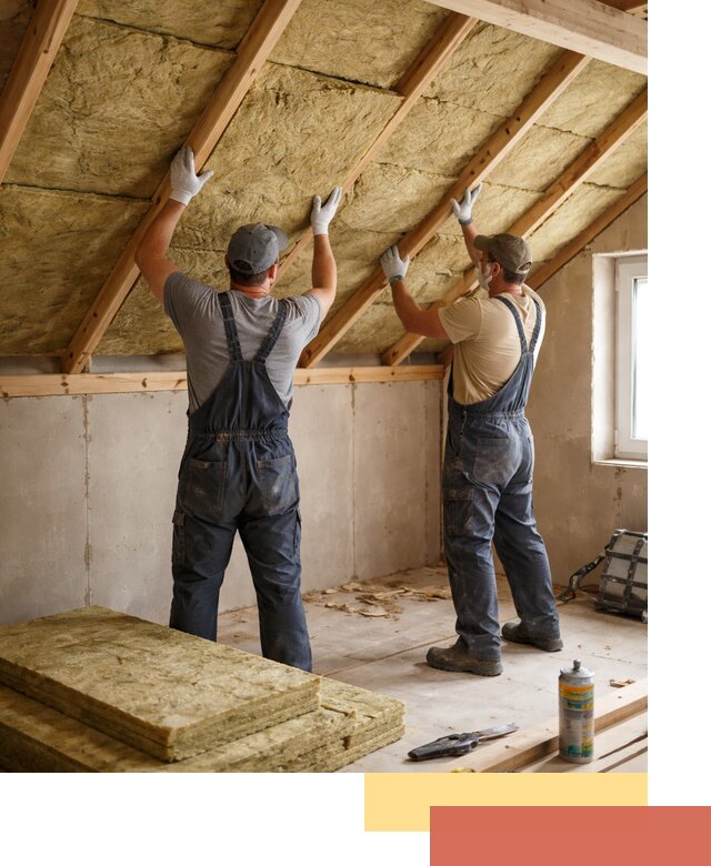 Утепление потолка минеральной ватой в Железногорске